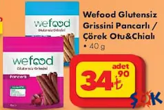 WEFOOD GLUTENSİZ GRİSSİNİ PANCARLI / ÇÖREK OTU&CHİALI 40 G WEFOOD GLUTENSİZ GRİSSİNİ PANCARLI / ÇÖREK OTU&CHİALI 40 G